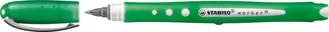 Roller cu cerneala, Stabilo, Bionic Worker Colorful, 0.5 mm, plastic, verde