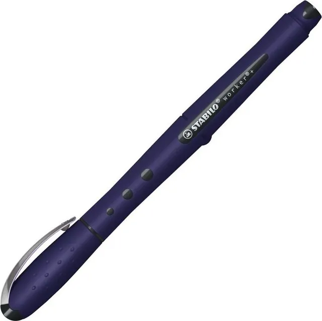 Pix cu role Stabilo worker+ NatureCOLORS Wildflower, 0.5 mm, Prussian blue, albastru