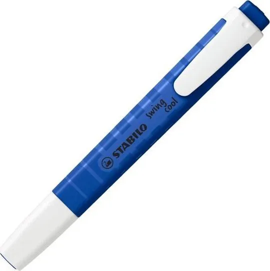 Textmarker Stabilo swing cool NatureCOLORS Wildflower, ultramarine, varf plat, 1-4 mm