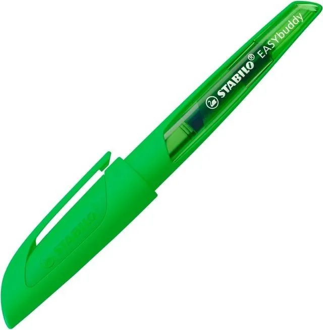 Stilou Stabilo EASYbuddy NEON, verde neon, penita M, 1 bucat