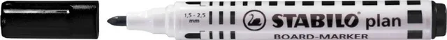 Marker pentru tabla Stabilo Plan 64, varf rotund, 2.5-3.5mm
