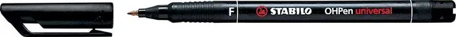Marker permanent Stabilo Universal OHP 842, corp plastic, varf rotund, 0.7 mm