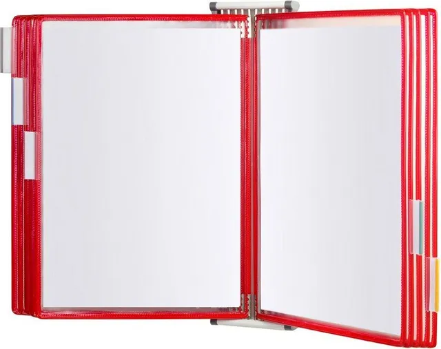 Kit complet Tarifold, din otel, pentru perete, A4, 10 display-uri