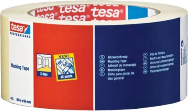 Banda adeziva pentru mascare Tesa, 30 mm x 50 m