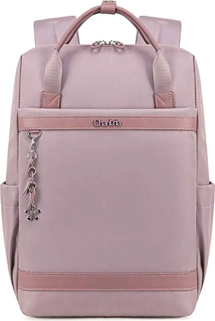 Rucsac business Chantria, 13L, roz, 12x40x26 cm