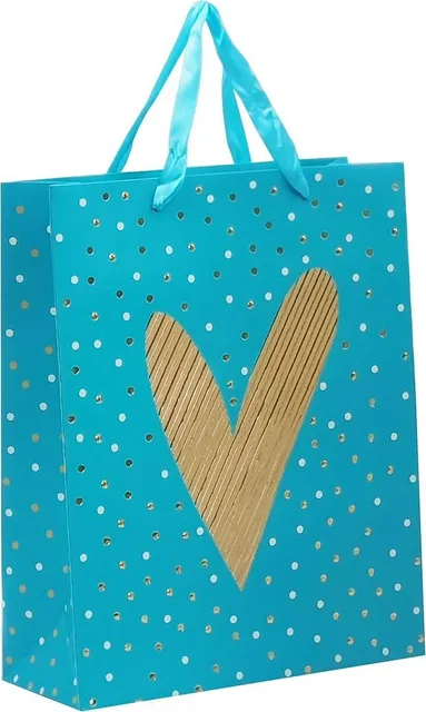 Punga cadou 26x32x10 cm, design inima