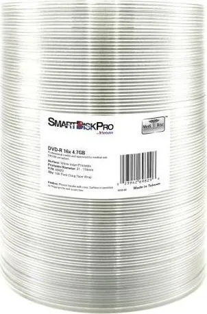 DVD-R printabil Verbatim 69829 SmartDisk Pro, 4.7 GB, 100 bucati/set
