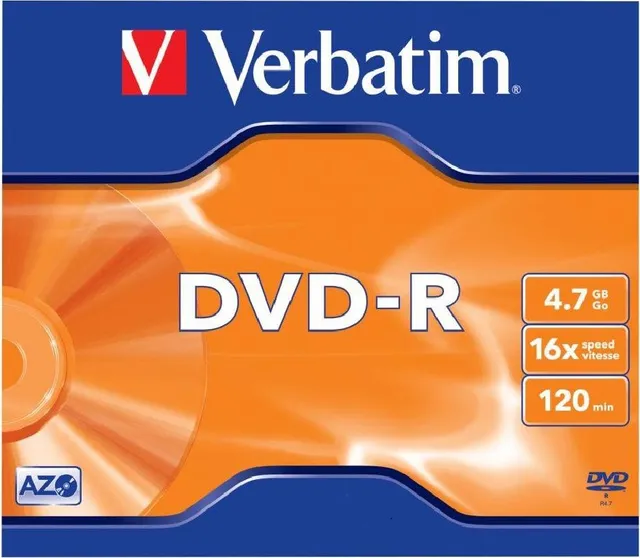DVD-R Verbatim 43519 Matt Silver Surface, 16X, 4.7GB