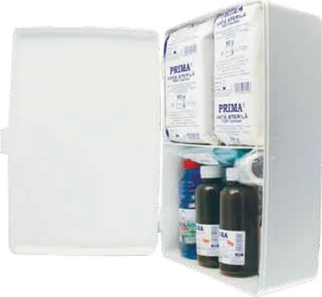 Trusa sanitara de prim ajutor, cu fixare pe perete, avizata MS