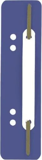 Alonje indosariere, albastru, 38x150 mm, plastic, 25 bucati/set