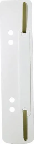 Alonje indosariere, alb, 38x150 mm, plastic, 25 bucati/set