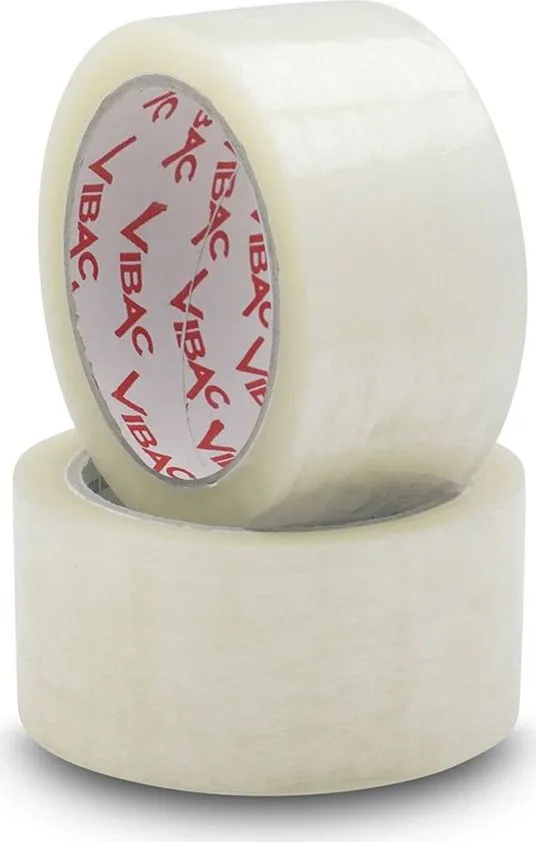 Banda adeziva Vibac, acrilic, 48 mm x 66 m, transparenta