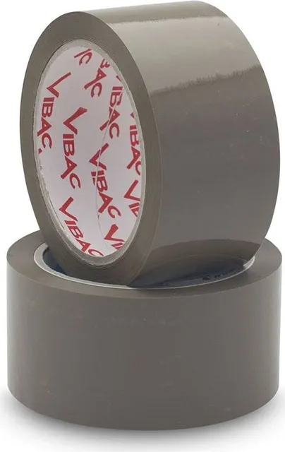 Banda adeziva Vibac, acrilic, 48 mm x 66 y, maro