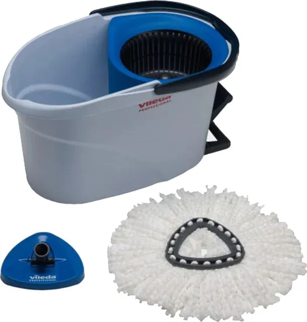 Set Vileda UltraSpin Mini, galeata, suport, mop