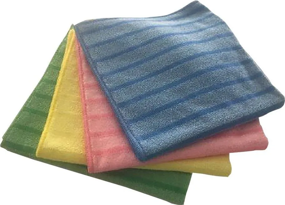 Laveta Vileda, microfibra tesuta, 40 x 40 cm, galben, 10 buc/set