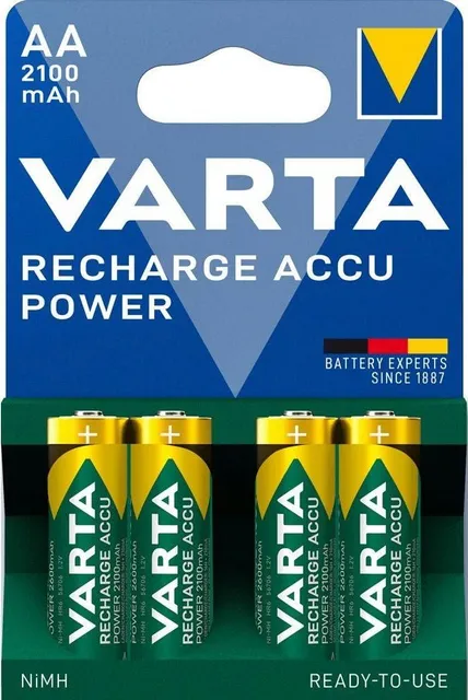 Acumulatori Varta Power, HR6, AA, 2100 mAh, 4 bucati/set