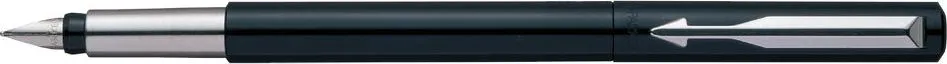 Stilou, Parker, Vector, plastic, accesorii cromate, negru