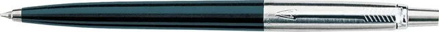 Pix cu mecanism, Parker, Jotter, 0.8 mm, plastic, accesorii inox, negru