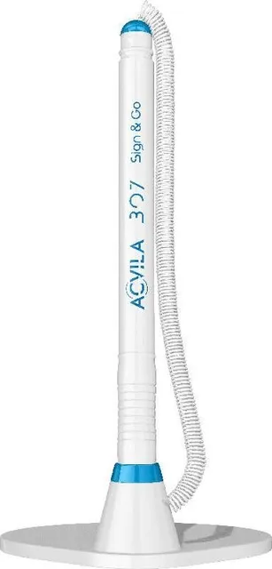 Pix fara mecanism cu suport Sign&Go, varf 1 mm, culoare scriere albastru