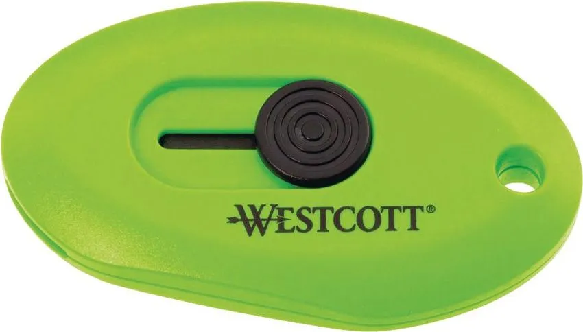 Cutter Westcott breloc cu lama ceramica retractabila automat