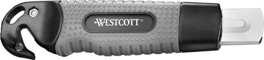 Cutter profesional Westcott, latime lama - 18 mm, maner pentru dezambalare