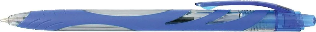 Pix cu mecanism Zebra Ola, corp plastic, varf 1 mm, culoarea scrierii albastru