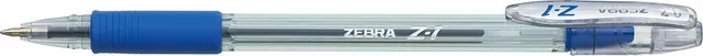 Pix fara mecanism Zebra Z1, grip, corp plastic, varf 0.7 mm, culoare scriere albastru