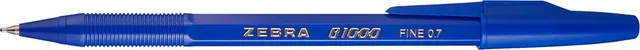 Pix fara mecanism Zebra B1000, corp plastic, varf 0.7 mm, culoarea scrierii albastru