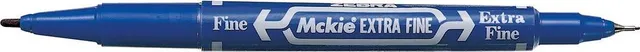 Marker permanent cu doua capete Zebra, Mckie Care, 0.5 mm/1 mm (ZB51862buc)