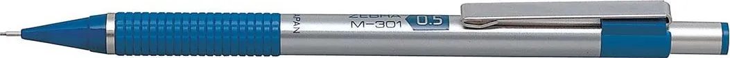 Creion mecanic Zebra, M301, 0.5 mm, albastru