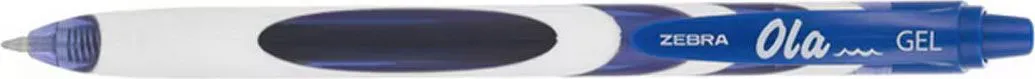 Pix cu gel cu mecanism Zebra, Ola, 0.7 mm, albastru