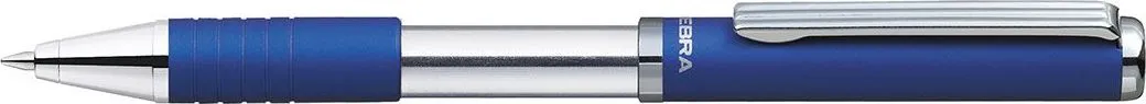 Pix cu mecanism telescopic Zebra, SL-F1, 0.7 mm, corp albastru inchis