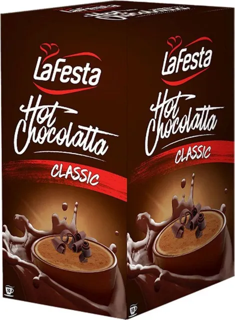 Ciocolata calda, La Festa Classic, 250 g, 10 plicuri/cutie