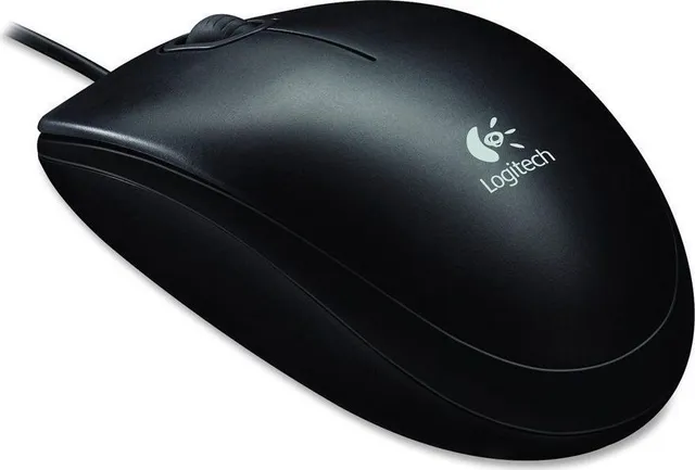 Mouse optic, Logitech, B100, USB, Negru