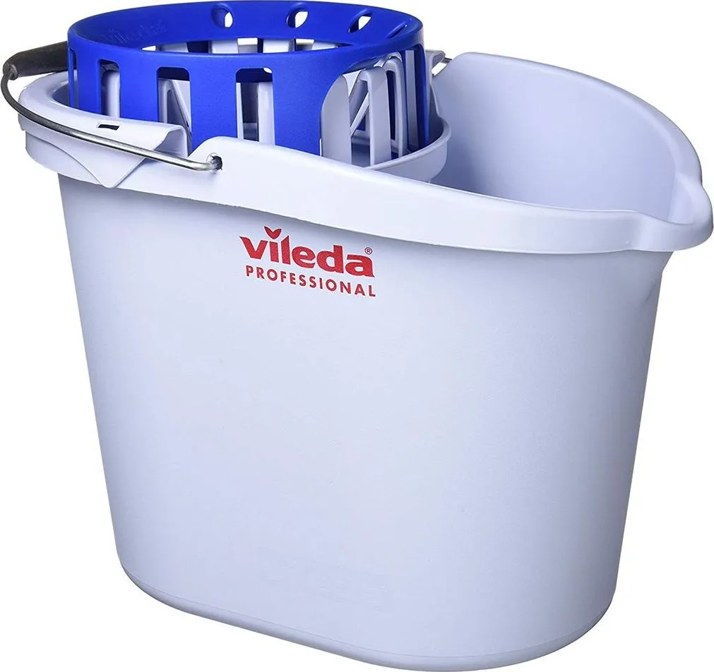 Galeata ovala Vileda Professional SuperMop, cu storcator, 10 litri